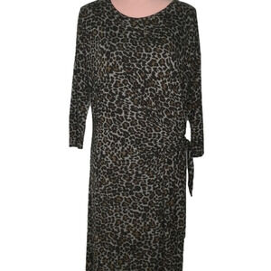 𝅺part Two Copenhagen animal print dress.